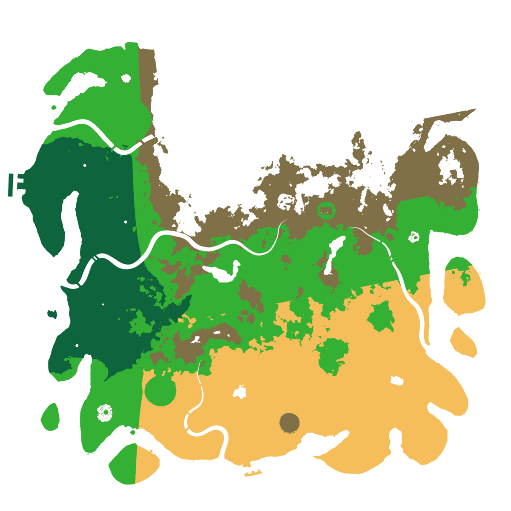 Biome Rust Map: Procedural Map, Size: 4500, Seed: 648984