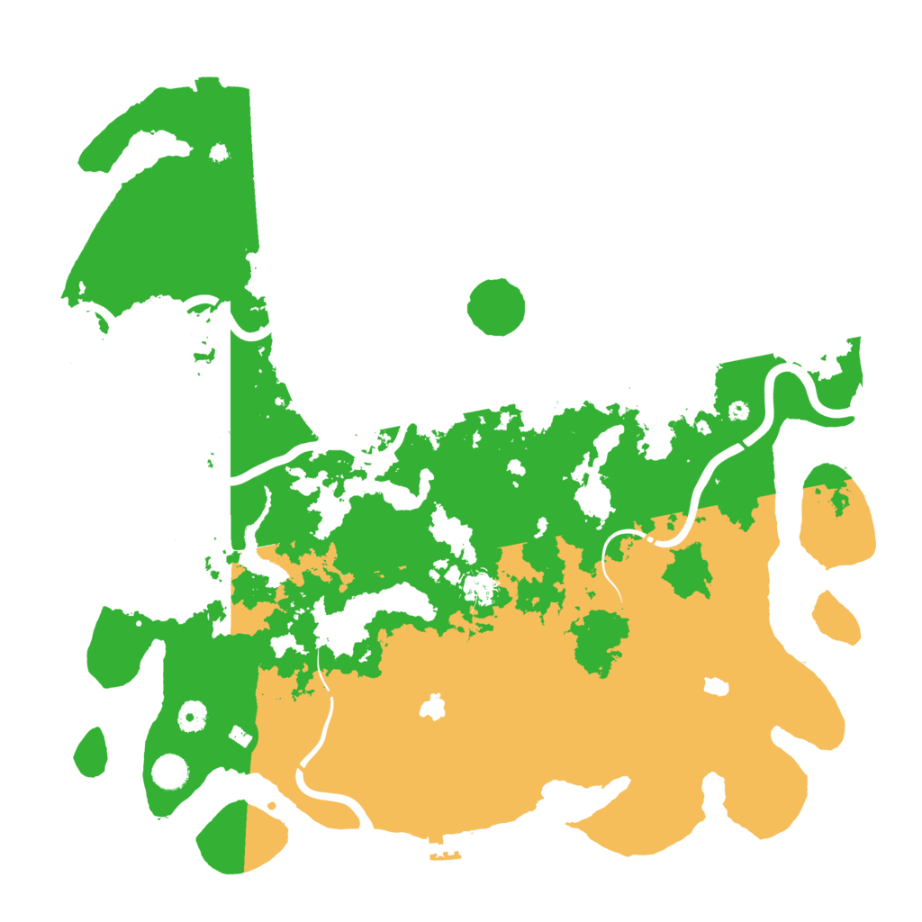 Biome Rust Map: Procedural Map, Size: 4500, Seed: 648984