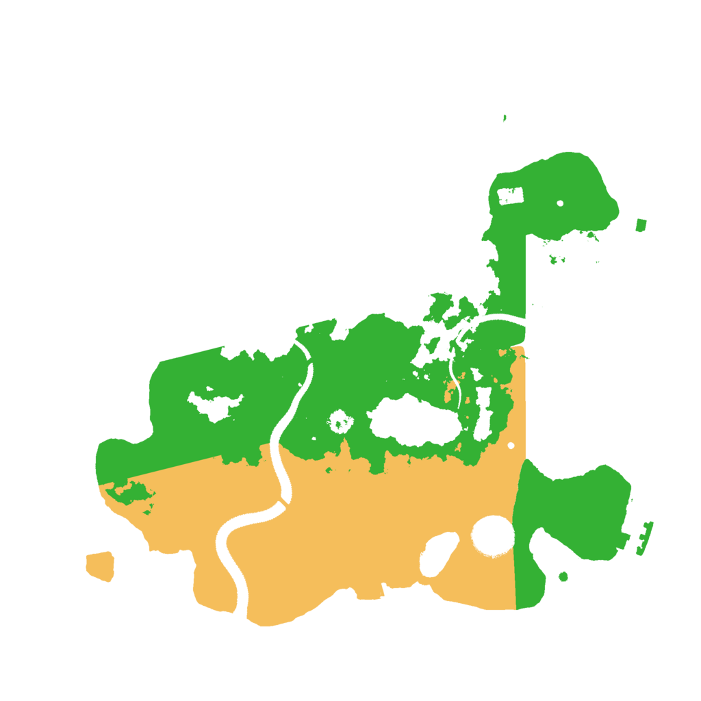 Biome Rust Map: Procedural Map, Size: 3000, Seed: 28916
