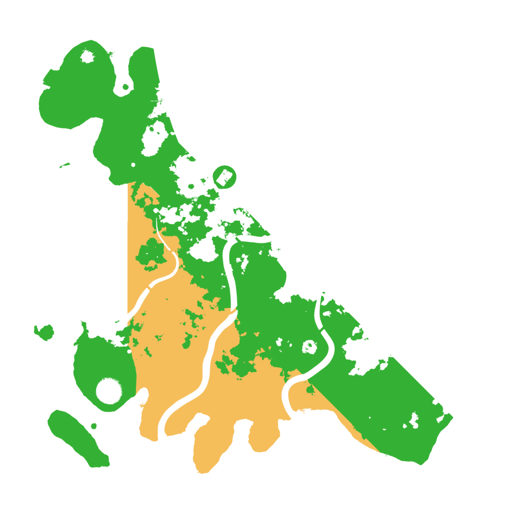Biome Rust Map: Procedural Map, Size: 3500, Seed: 103056