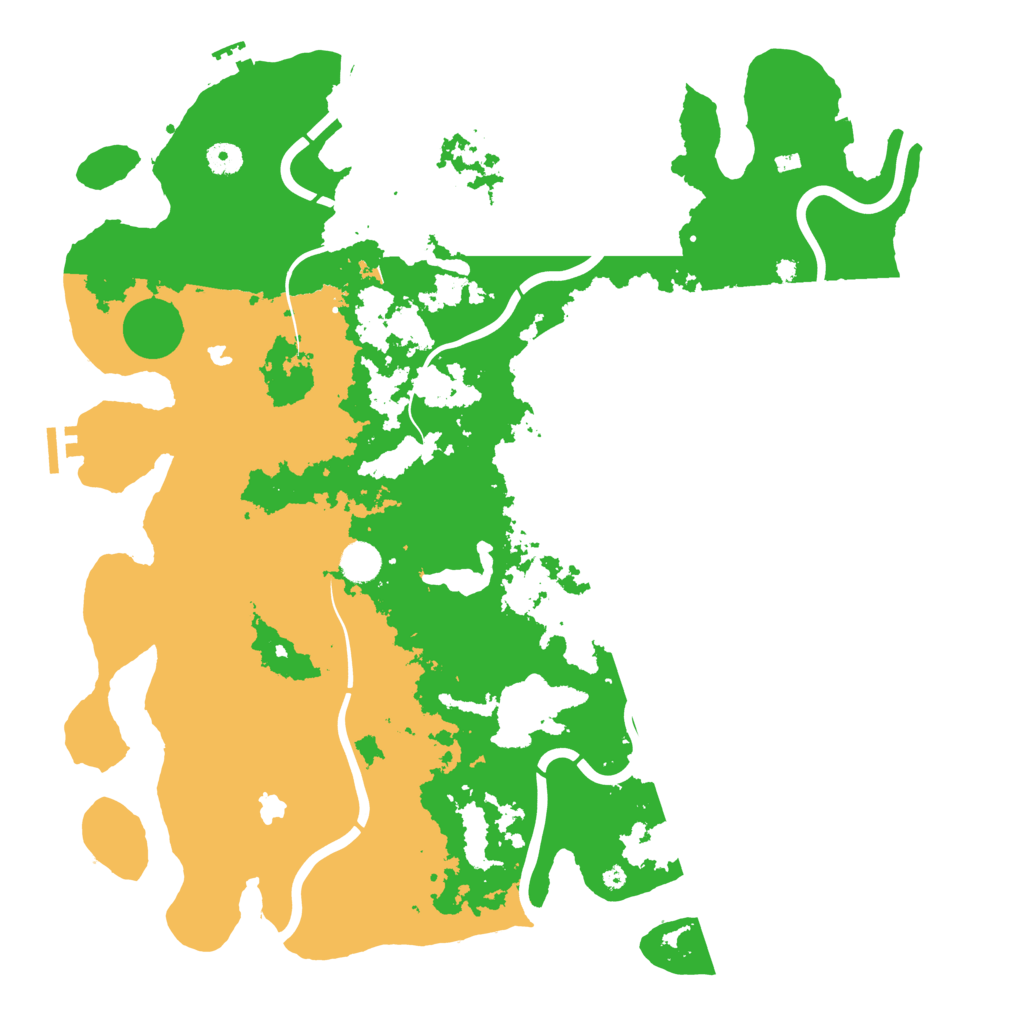 Biome Rust Map: Procedural Map, Size: 4500, Seed: 20403201