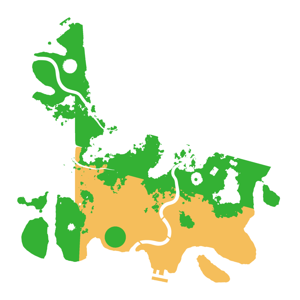 Biome Rust Map: Procedural Map, Size: 3750, Seed: 153770