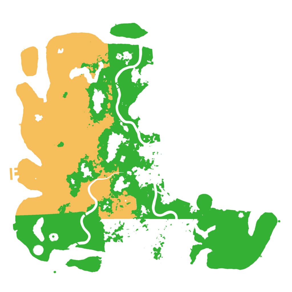 Biome Rust Map: Procedural Map, Size: 5000, Seed: 418008133
