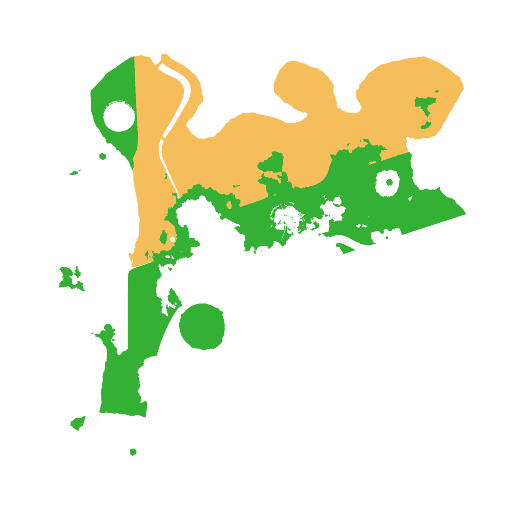 Biome Rust Map: Procedural Map, Size: 3000, Seed: 449947