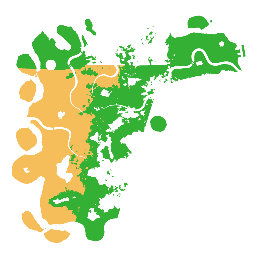 Biome Rust Map: Procedural Map, Size: 4500, Seed: 979006