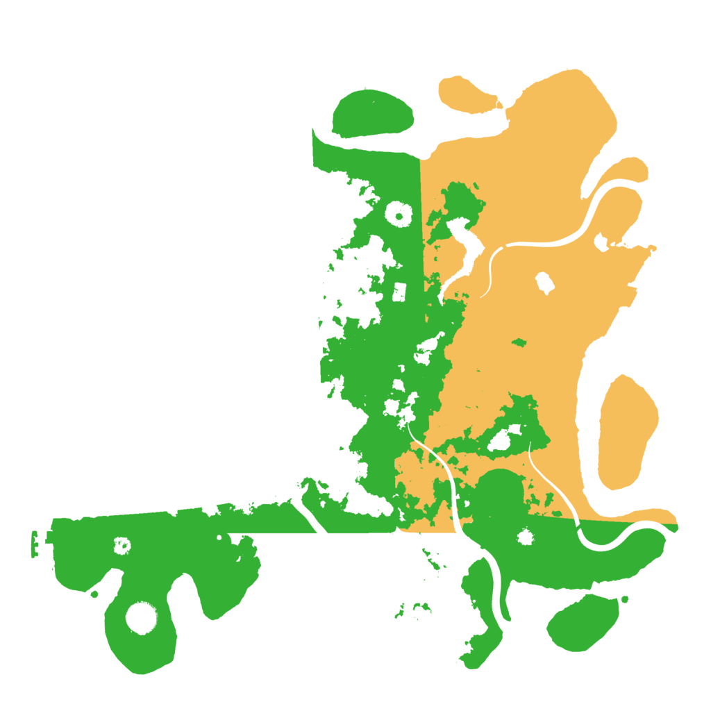 Biome Rust Map: Procedural Map, Size: 4000, Seed: 24810