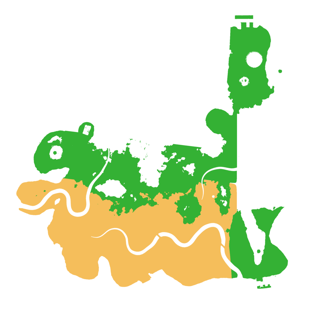 Biome Rust Map: Procedural Map, Size: 3500, Seed: 1108873231
