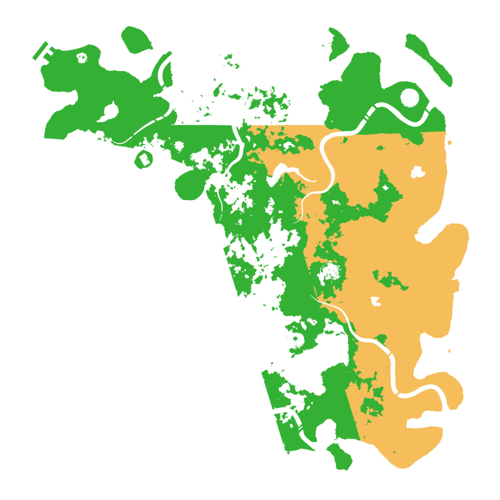 Biome Rust Map: Procedural Map, Size: 4750, Seed: 882577