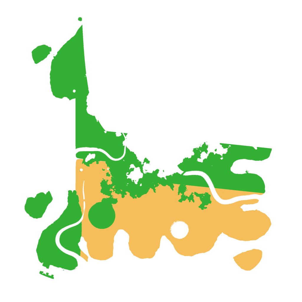 Biome Rust Map: Procedural Map, Size: 3000, Seed: 13889