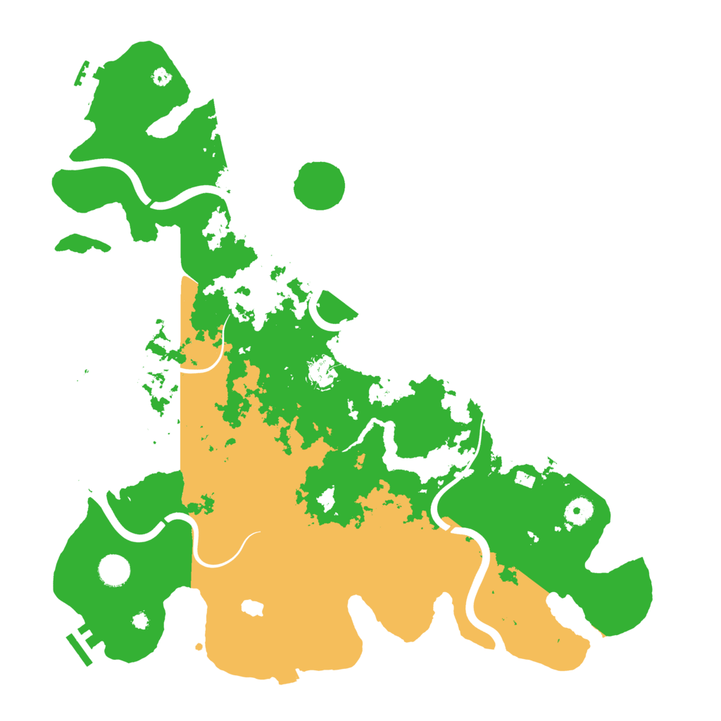 Biome Rust Map: Procedural Map, Size: 4000, Seed: 2025617524