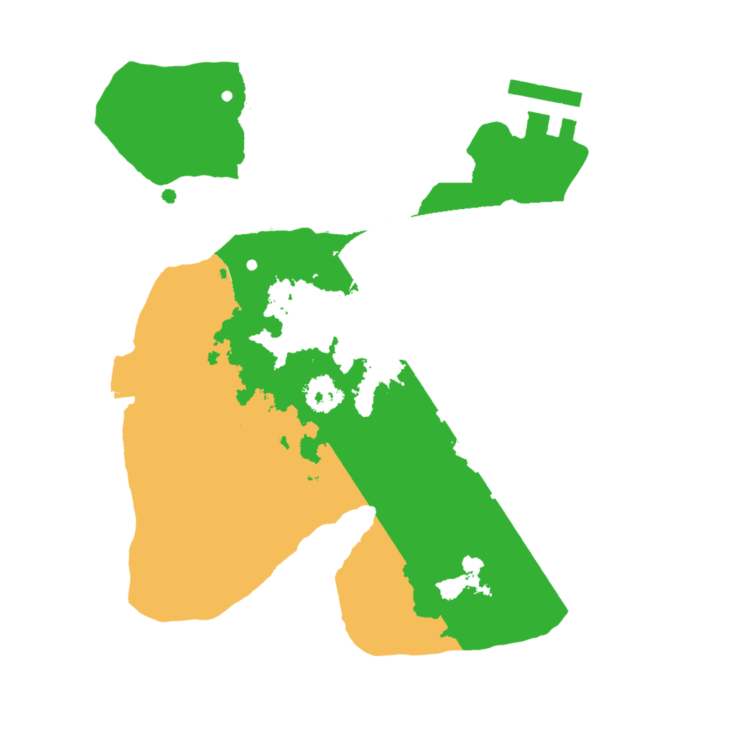 Biome Rust Map: Procedural Map, Size: 2020, Seed: 639759298