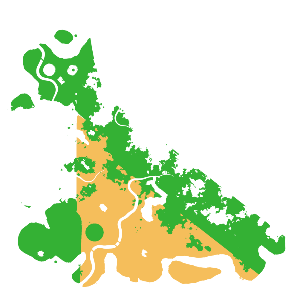 Biome Rust Map: Procedural Map, Size: 4500, Seed: 752174