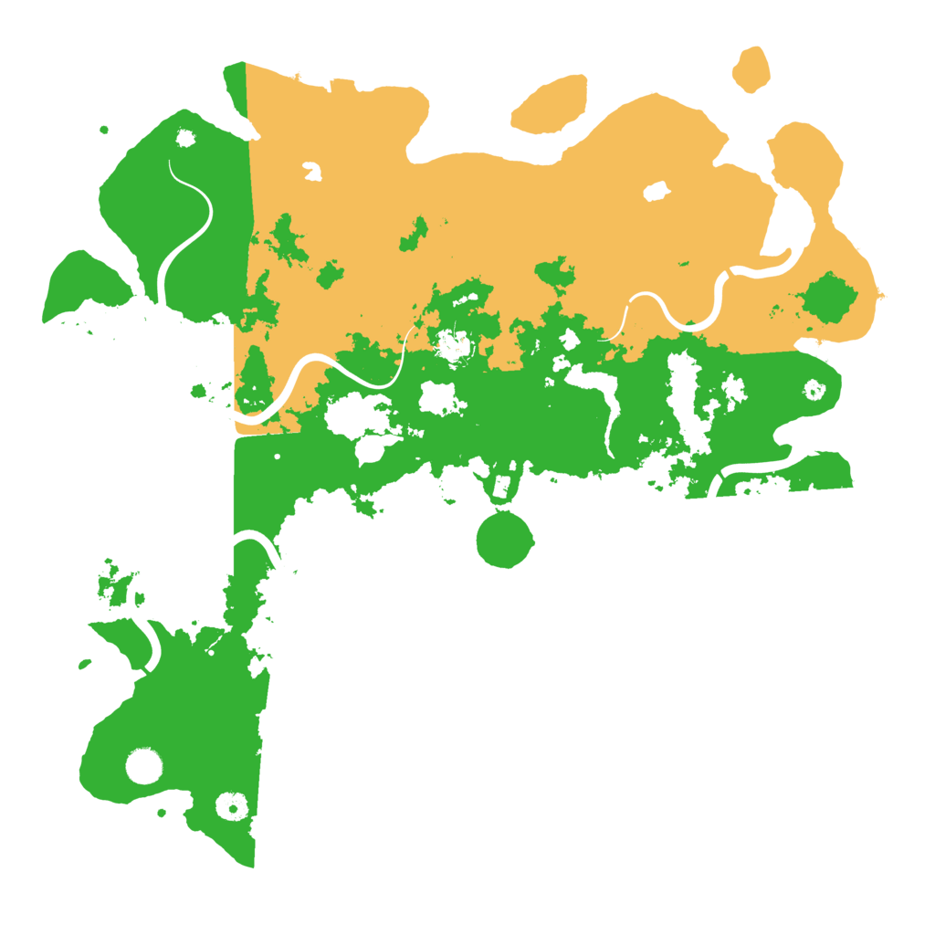 Biome Rust Map: Procedural Map, Size: 4500, Seed: 58132