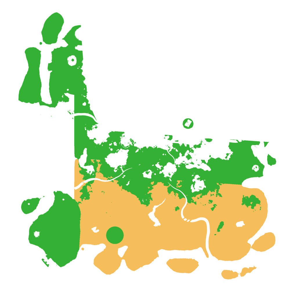 Biome Rust Map: Procedural Map, Size: 4500, Seed: 209813957