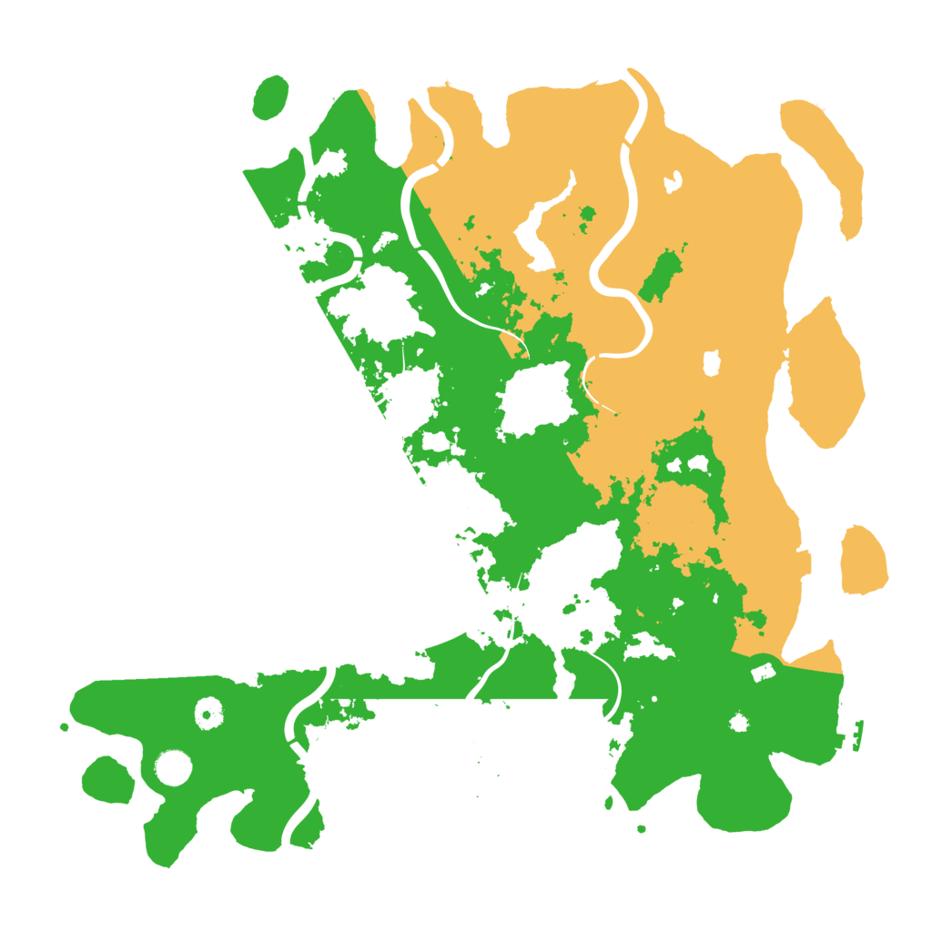 Biome Rust Map: Procedural Map, Size: 4500, Seed: 424297