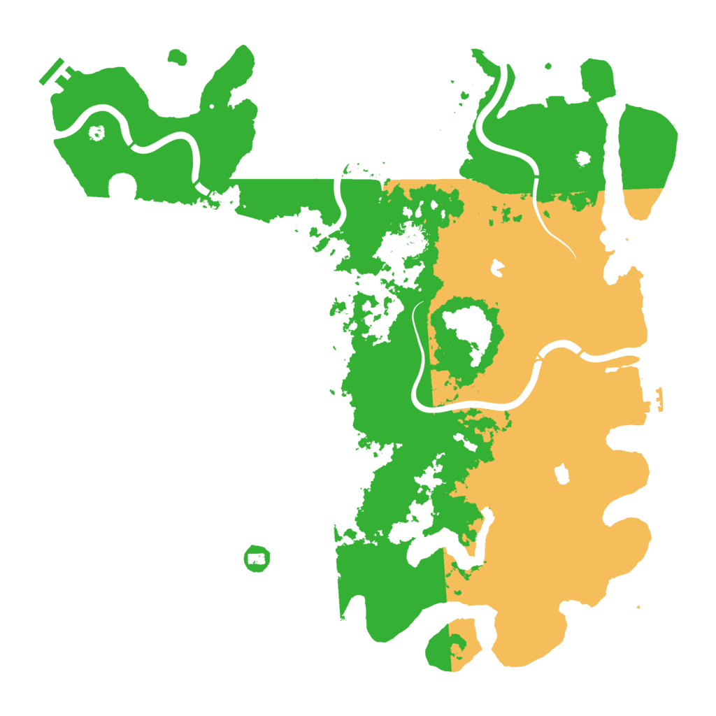 Biome Rust Map: Procedural Map, Size: 4500, Seed: 1411726092