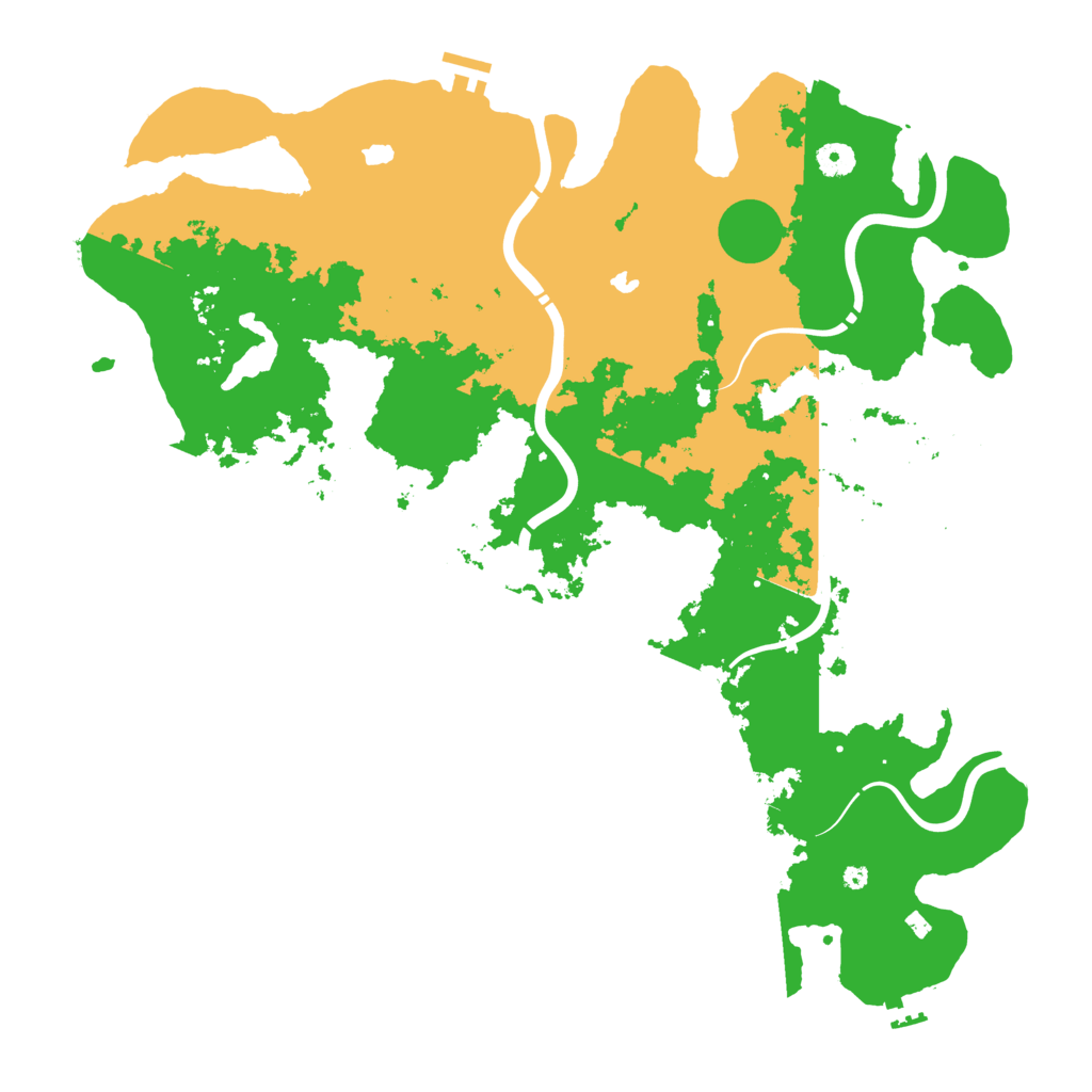 Biome Rust Map: Procedural Map, Size: 4500, Seed: 1730509679
