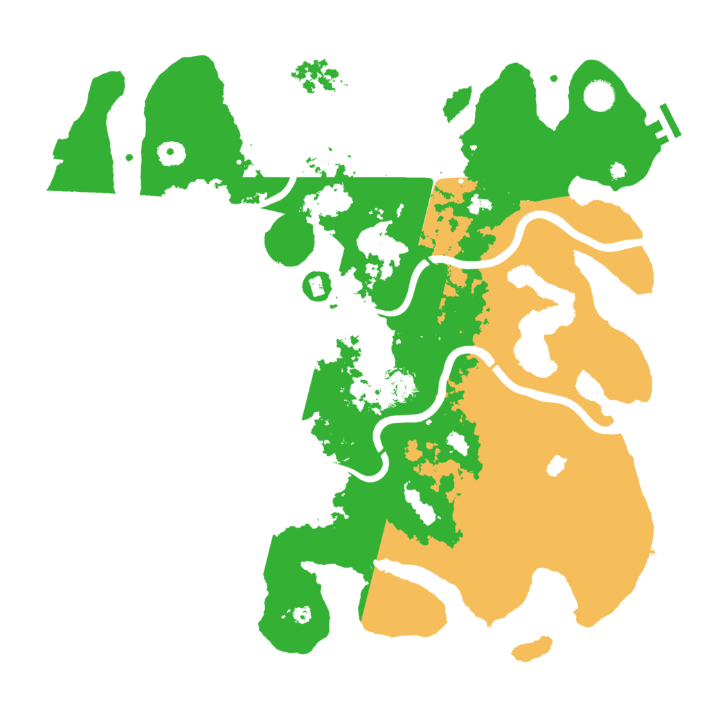 Biome Rust Map: Procedural Map, Size: 4000, Seed: 108576