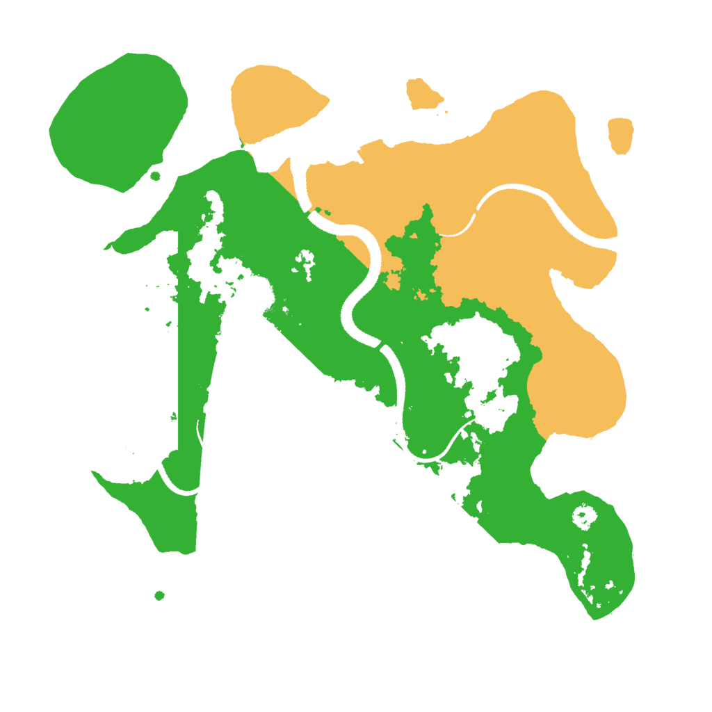 Biome Rust Map: Procedural Map, Size: 3000, Seed: 30447