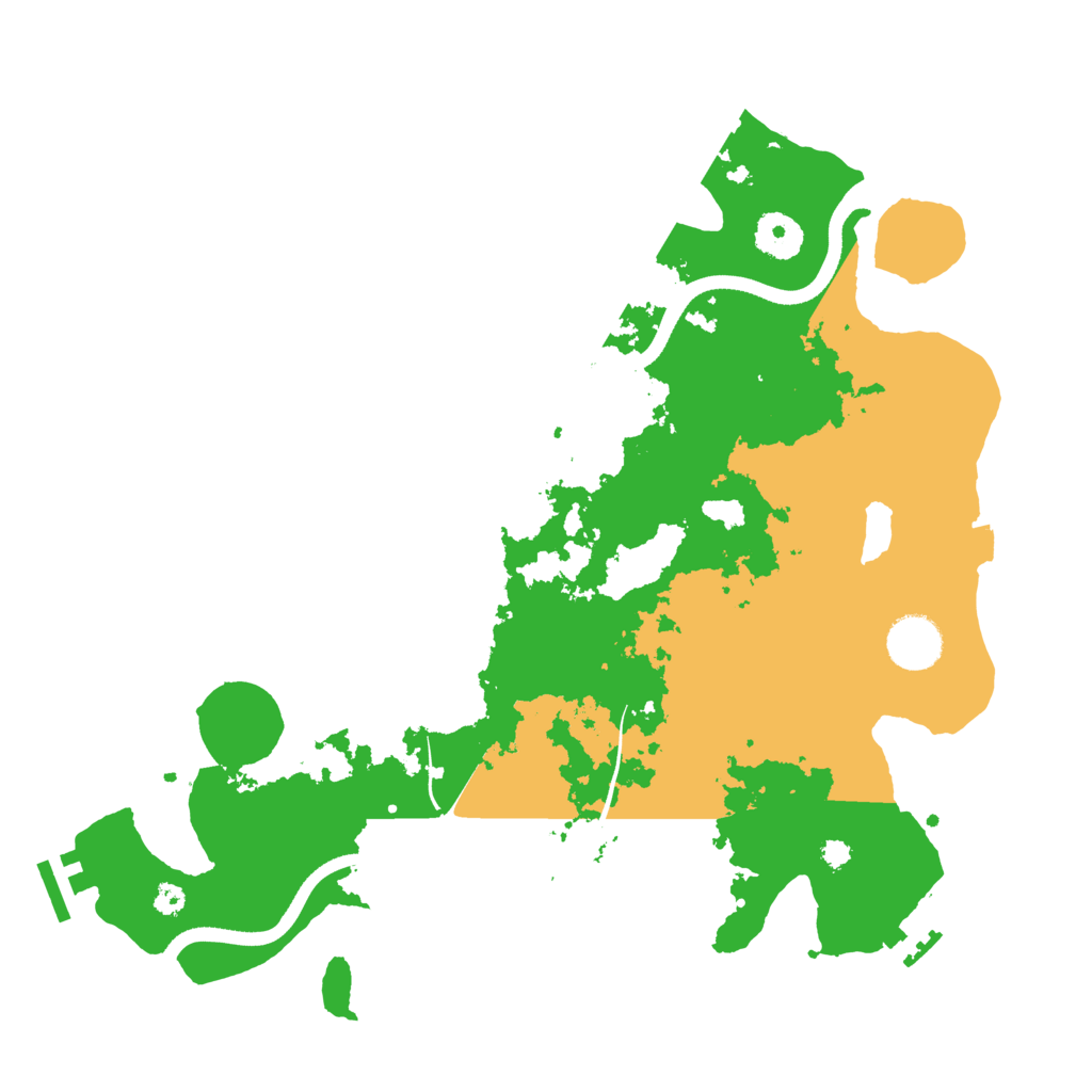 Biome Rust Map: Procedural Map, Size: 3500, Seed: 218403