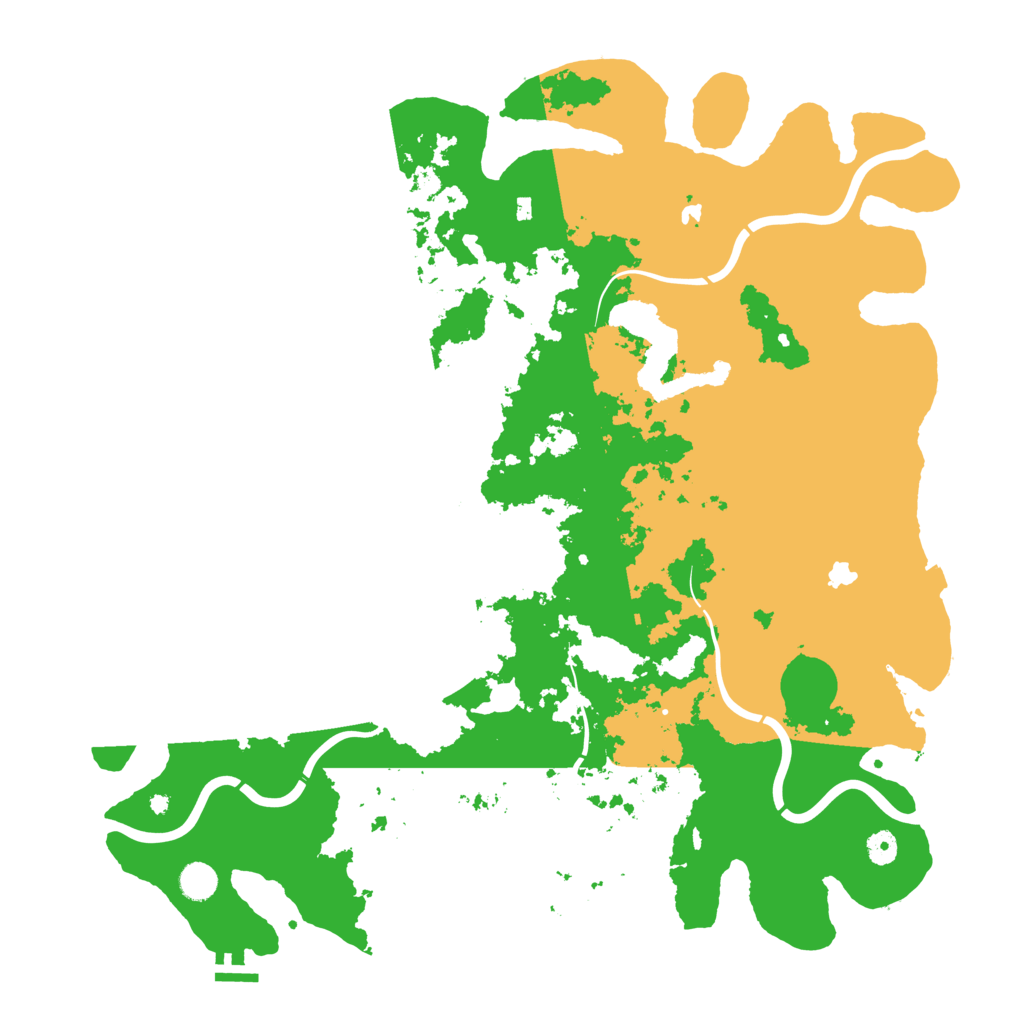 Biome Rust Map: Procedural Map, Size: 4750, Seed: 842592