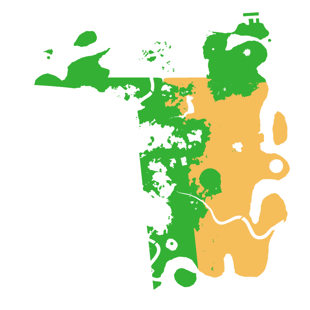 Biome Rust Map: Procedural Map, Size: 4000, Seed: 2811501