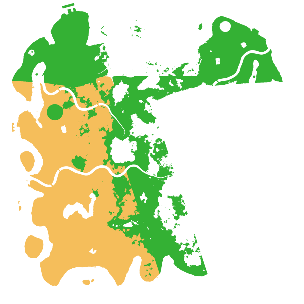 Biome Rust Map: Procedural Map, Size: 5000, Seed: 316061