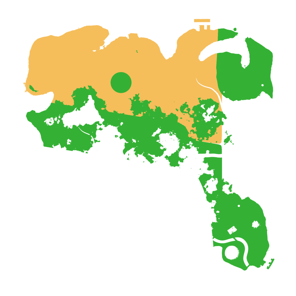 Biome Rust Map: Procedural Map, Size: 3750, Seed: 654223