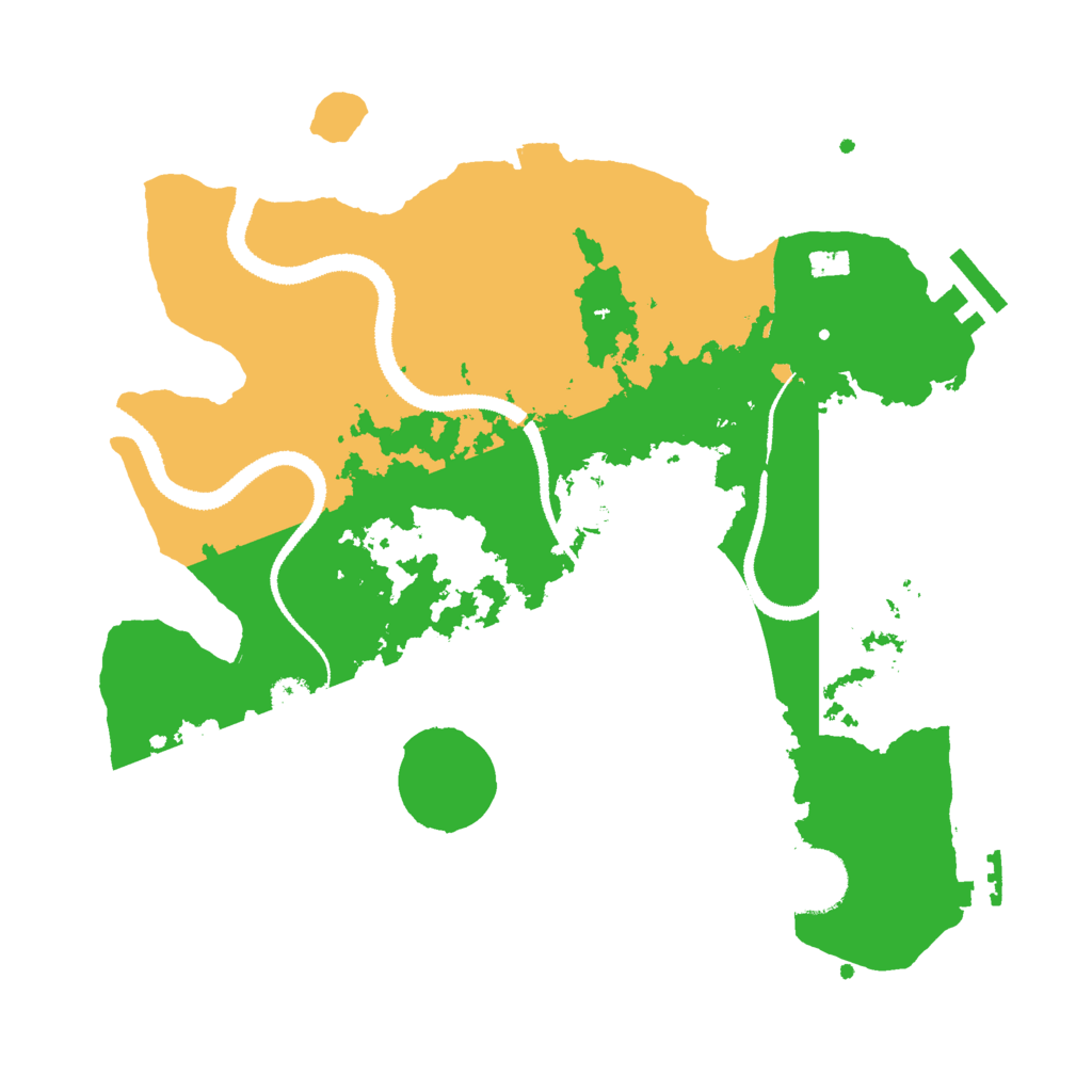 Biome Rust Map: Procedural Map, Size: 3000, Seed: 151063