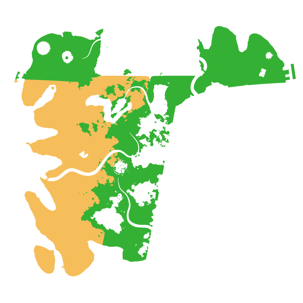 Biome Rust Map: Procedural Map, Size: 4000, Seed: 283699