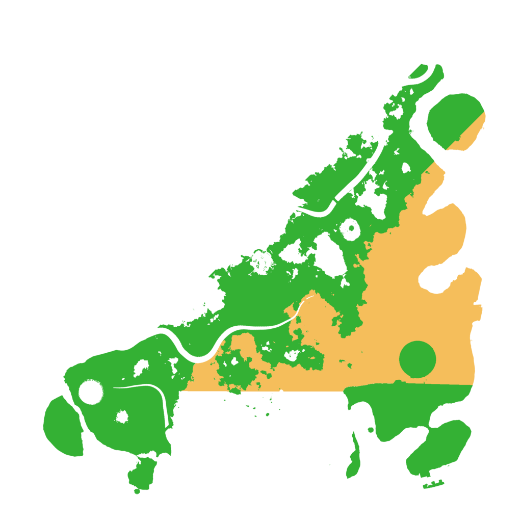 Biome Rust Map: Procedural Map, Size: 3750, Seed: 395930