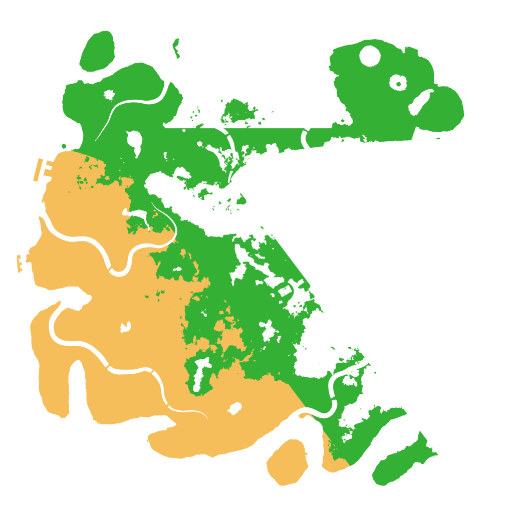 Biome Rust Map: Procedural Map, Size: 4500, Seed: 969639