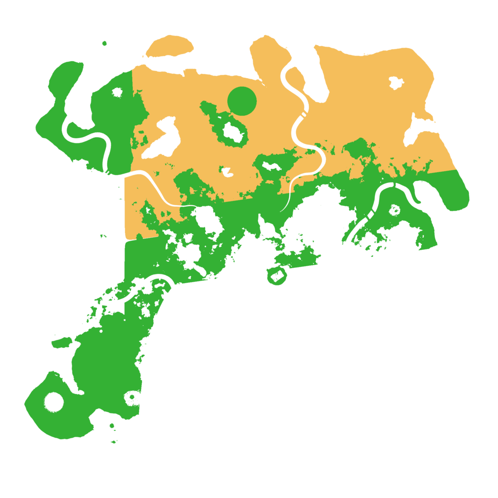Biome Rust Map: Procedural Map, Size: 4500, Seed: 35945912