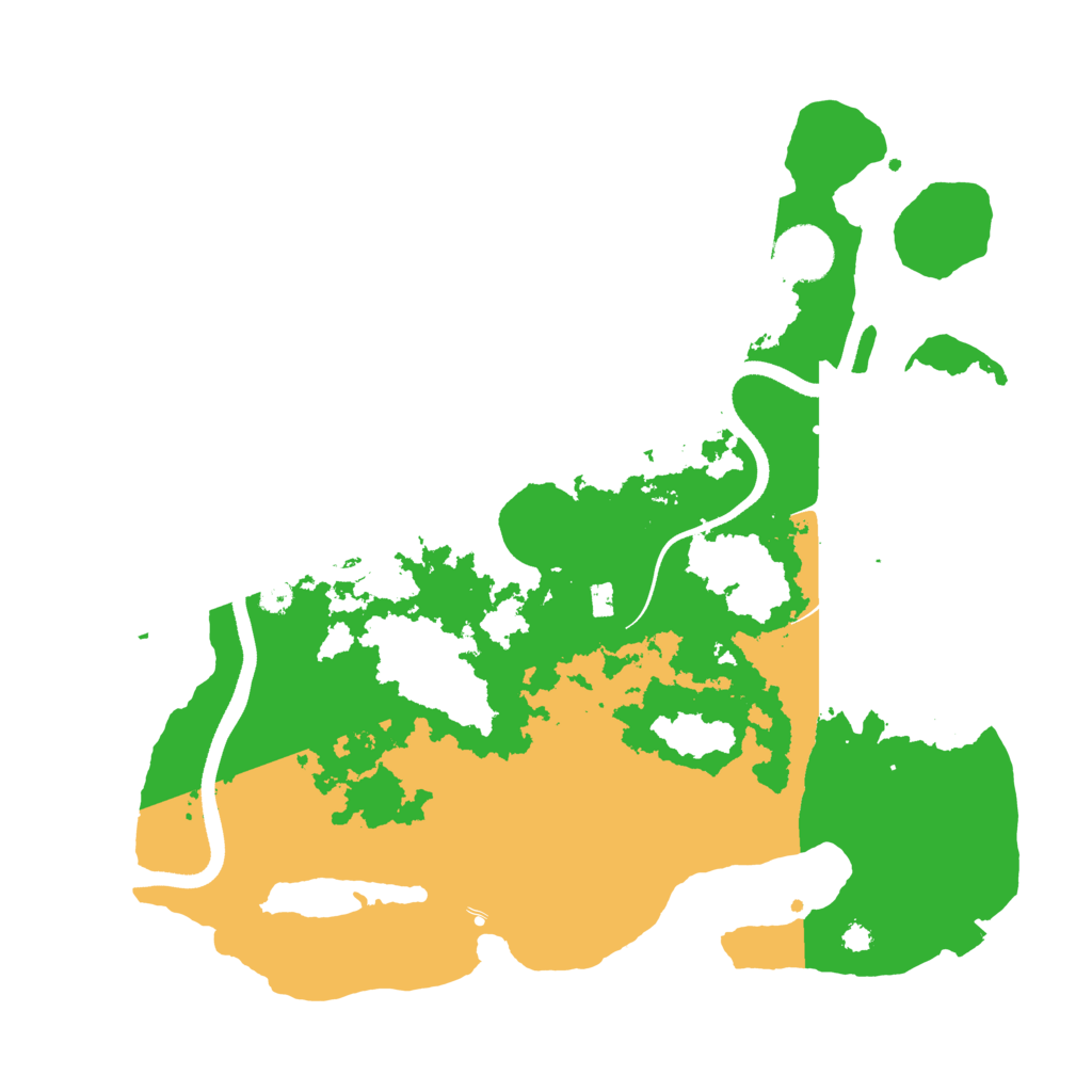 Biome Rust Map: Procedural Map, Size: 3500, Seed: 609198233