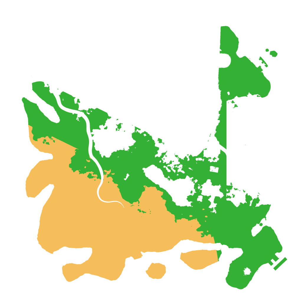 Biome Rust Map: Procedural Map, Size: 3750, Seed: 910074