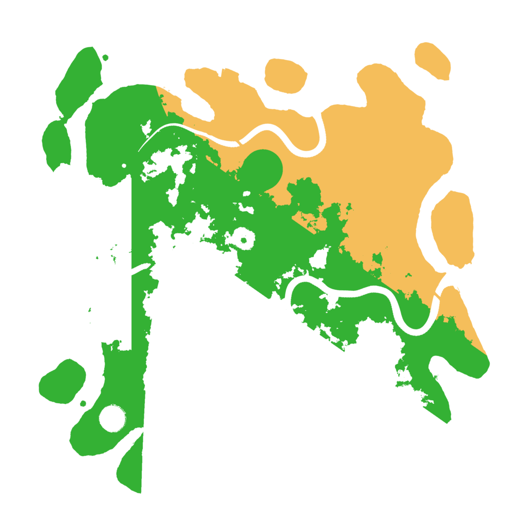 Biome Rust Map: Procedural Map, Size: 3500, Seed: 721284306