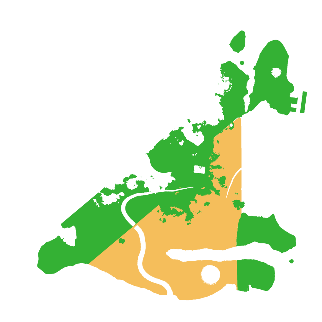 Biome Rust Map: Procedural Map, Size: 3000, Seed: 543179553