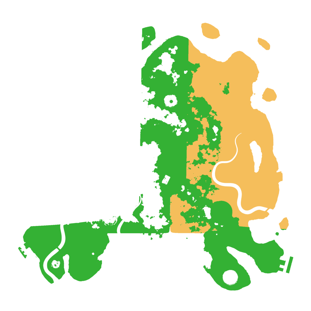Biome Rust Map: Procedural Map, Size: 3750, Seed: 268934