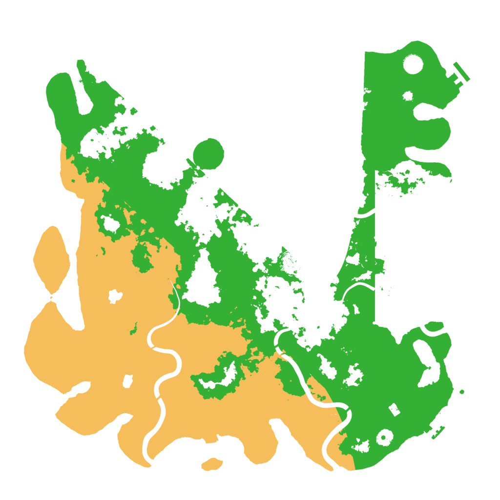 Biome Rust Map: Procedural Map, Size: 4500, Seed: 436753