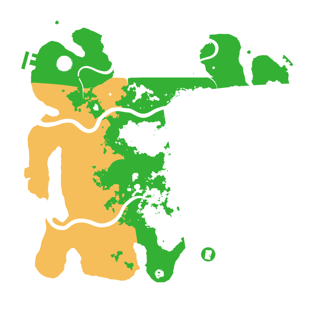Biome Rust Map: Procedural Map, Size: 3500, Seed: 1317727902
