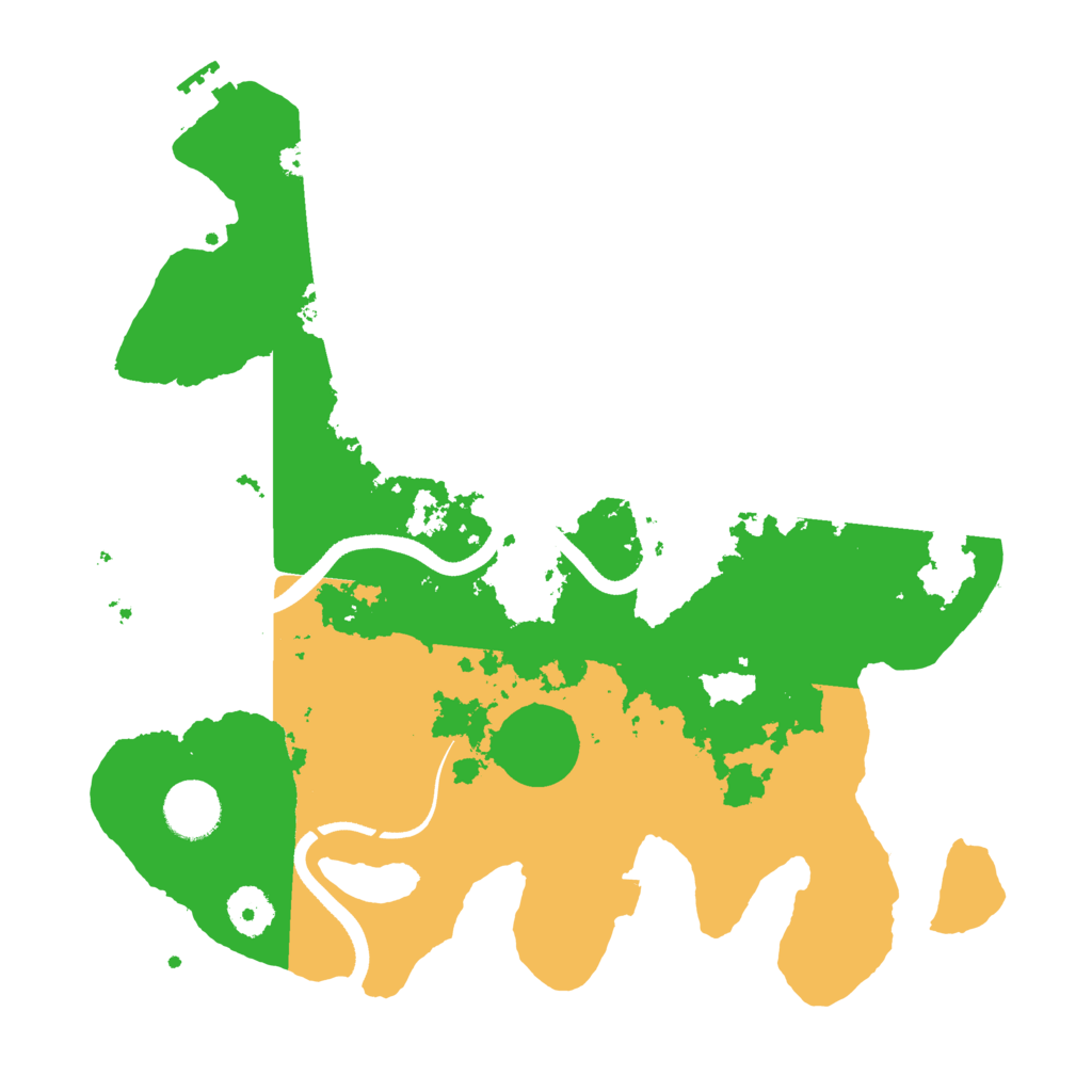 Biome Rust Map: Procedural Map, Size: 3500, Seed: 567433314
