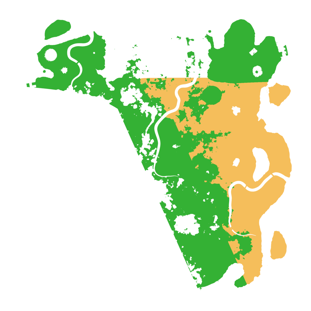 Biome Rust Map: Procedural Map, Size: 4500, Seed: 420327