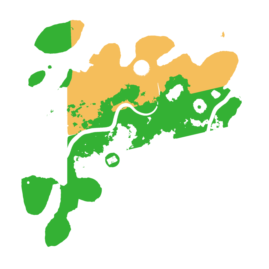 Biome Rust Map: Procedural Map, Size: 3000, Seed: 16178694