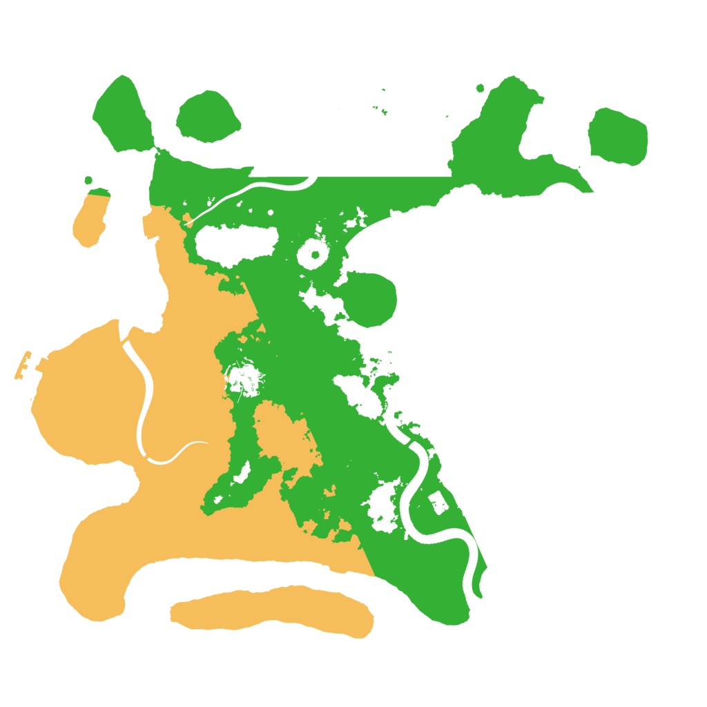 Biome Rust Map: Procedural Map, Size: 3500, Seed: 546912369
