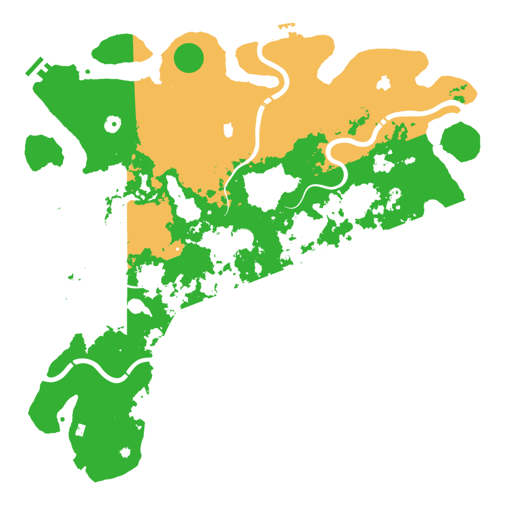 Biome Rust Map: Procedural Map, Size: 4500, Seed: 1851791678