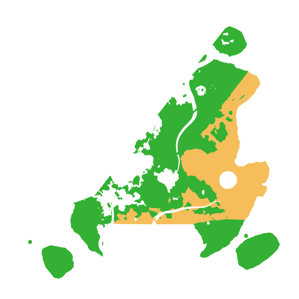 Biome Rust Map: Procedural Map, Size: 3000, Seed: 1484846634