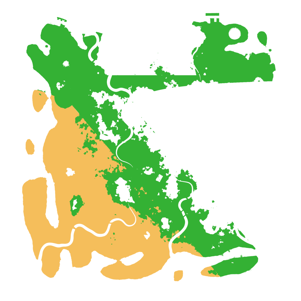 Biome Rust Map: Procedural Map, Size: 4500, Seed: 2000244311