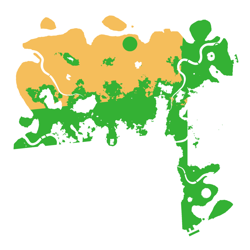 Biome Rust Map: Procedural Map, Size: 4500, Seed: 511854