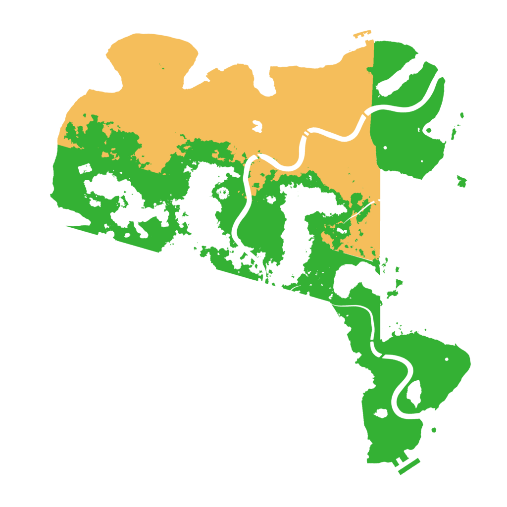 Biome Rust Map: Procedural Map, Size: 4250, Seed: 871444