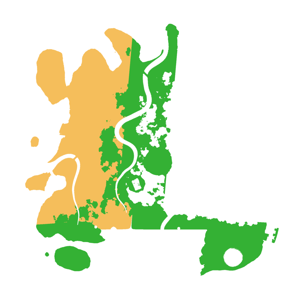 Biome Rust Map: Procedural Map, Size: 3000, Seed: 838176215